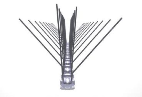 Taubenspikes 4-reihig Vogelabwehr auf Polycarbonat